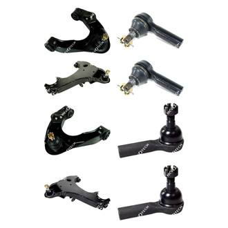 Mevotech® - Original Grade™ Front Lower and Upper Control Arm with Ball Joint and Tie Rod End Kit