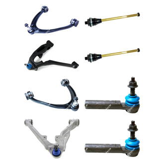 Mevotech® - Original Grade™ Front Lower and Upper Control Arm with Ball Joint and Tie Rod End Kit