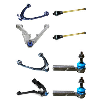 Mevotech® - Original Grade™ Front Lower and Upper Control Arm with Ball Joint and Tie Rod End Kit
