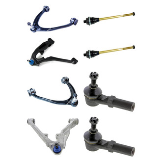 Mevotech® - Original Grade™ Front Lower and Upper Control Arm with Ball Joint and Tie Rod End Kit