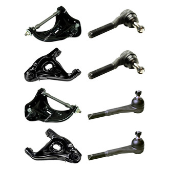 Mevotech® - Original Grade™ Front Lower and Upper Control Arm with Ball Joint and Tie Rod End Kit