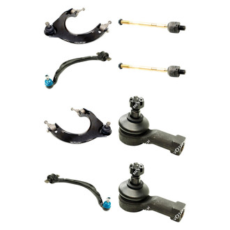 Mevotech® - Original Grade™ Front Lower and Upper Control Arm with Ball Joint and Tie Rod End Kit