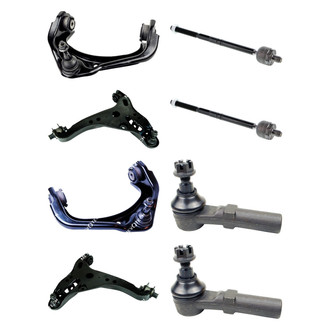 Mevotech® - Original Grade™ Front Lower and Upper Control Arm with Ball Joint and Tie Rod End Kit