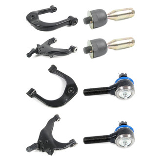 Mevotech® - Supreme™ Front Lower and Upper Control Arm and Tie Rod End Kit