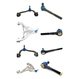 Mevotech® - Supreme™ Front Lower and Upper Control Arm with Ball Joint and Tie Rod End Kit