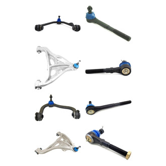 Mevotech® - Supreme™ Front Lower and Upper Control Arm with Ball Joint and Tie Rod End Kit