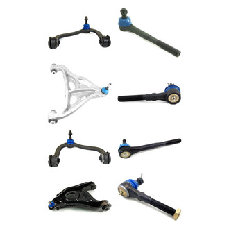 Mevotech® - Supreme™ Front Lower and Upper Control Arm with Ball Joint and Tie Rod End Kit