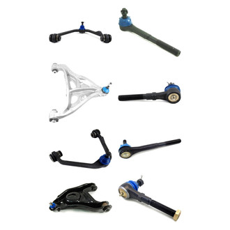 Mevotech® - Supreme™ Front Lower and Upper Control Arm with Ball Joint and Tie Rod End Kit