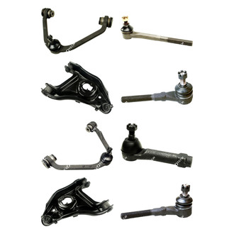 Mevotech® - Original Grade™ Front Lower and Upper Control Arm with Ball Joint and Tie Rod End Kit