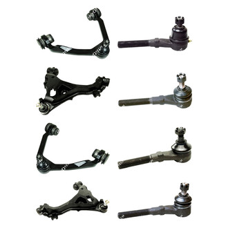 Mevotech® - Original Grade™ Front Lower and Upper Control Arm with Ball Joint and Tie Rod End Kit