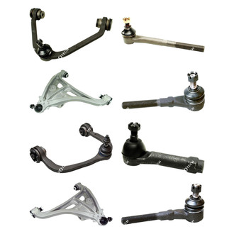 Mevotech® - Original Grade™ Front Lower and Upper Control Arm with Ball Joint and Tie Rod End Kit