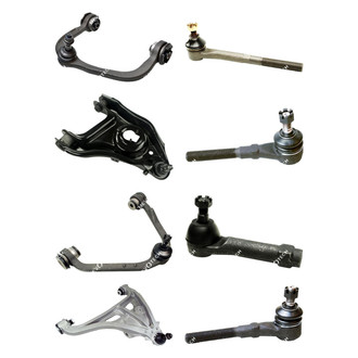 Mevotech® - Original Grade™ Front Lower and Upper Control Arm with Ball Joint and Tie Rod End Kit