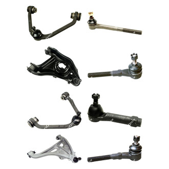 Mevotech® - Original Grade™ Front Lower and Upper Control Arm with Ball Joint and Tie Rod End Kit