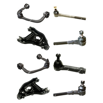 Mevotech® - Original Grade™ Front Lower and Upper Control Arm with Ball Joint and Tie Rod End Kit