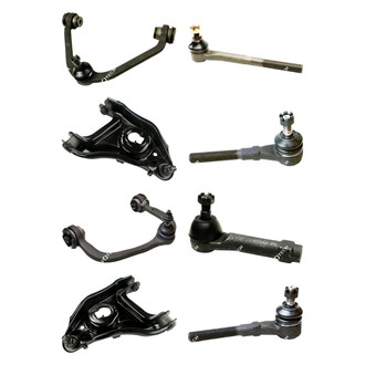 Mevotech® - Original Grade™ Front Lower and Upper Control Arm with Ball Joint and Tie Rod End Kit