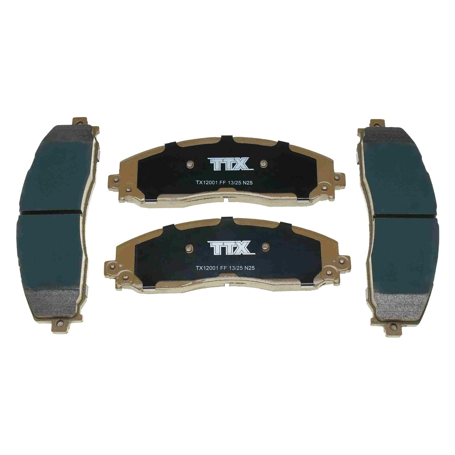 М.TDC様 Mevotech® TXBSM1691 - CeraPhite Semi-Metallic Rear Disc Brake Pads