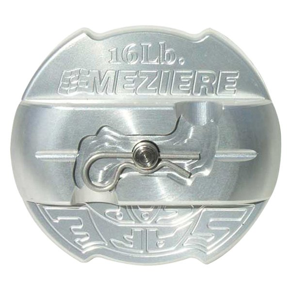 Meziere Enterprises® - "Safe Cap Meziere" Clear Anodized Radiator Cap