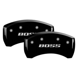 MGP® - Gloss Black Rear Caliper Covers with BOSS Engraving