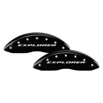 MGP® - Gloss Black Caliper Covers with Explorer 2011 Engraving (Full Kit, 4 pcs)