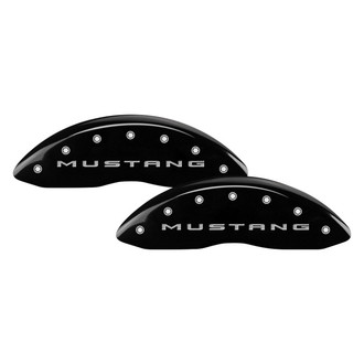 MGP® - Gloss Black Caliper Covers with Mustang / GT Engraving (Full Kit, 4 pcs)