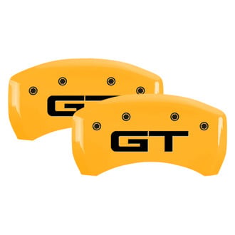 MGP® - Gloss Yellow Rear Caliper Covers with GT Engraving