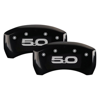 MGP® - Gloss Black Rear Caliper Covers with 5.0 Engraving
