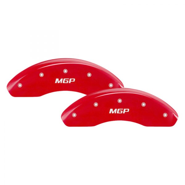 MGP® - Gloss Red Front Caliper Covers with MGP Engraving
