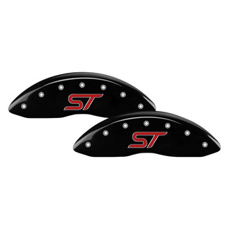 MGP® - Gloss Black Caliper Covers with ST and Bolts Engraving (Full Kit, 4 pcs)
