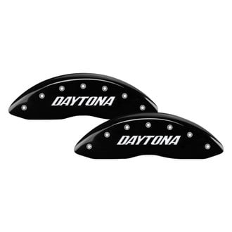MGP® - Gloss Black Caliper Covers with Daytona Engraving (Full Kit, 4 pcs)