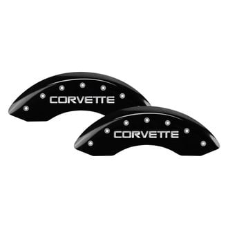 MGP® - Gloss Black Caliper Covers with Corvette C4 Engraving (Full Kit, 4 pcs)