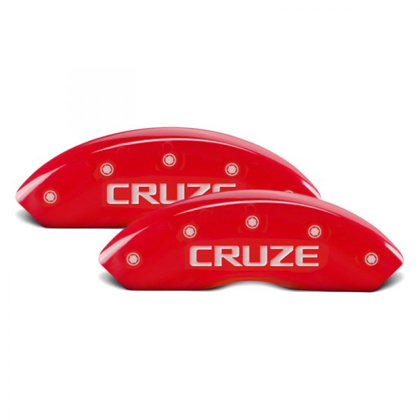 MGP® - Gloss Red Front Caliper Covers with Cruze Engraving