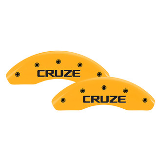 MGP® - Gloss Yellow Front Caliper Covers with Cruze Engraving