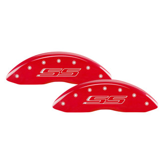 MGP® - Gloss Red Caliper Covers with SS Gen 5 Engraving (Full Kit, 4 pcs)