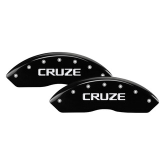 MGP® - Gloss Black Caliper Covers with Cruze Engraving (Full Kit, 4 pcs)