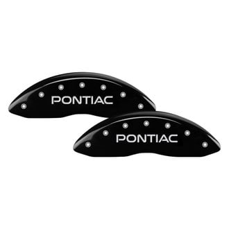 MGP® - Gloss Black Caliper Covers with Pontiac / Arrow Logo Engraving (Full Kit, 4 pcs)