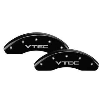 MGP® - Gloss Black Caliper Covers with Vtec Engraving (Full Kit, 4 pcs)
