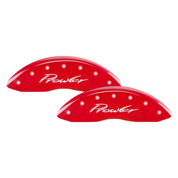 MGP® - Gloss Red Front Caliper Covers with Prowler Engraving (Full Kit, 4 pcs)