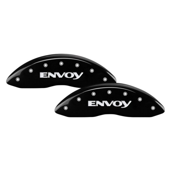 MGP® - Gloss Black Front Caliper Covers with Envoy Engraving (Full Kit, 4 pcs)