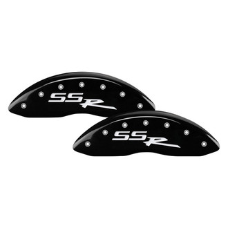 MGP® - Gloss Black Caliper Covers with SSR Logo Engraving (Full Kit, 4 pcs)