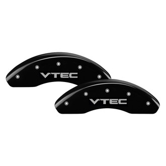 MGP® - Gloss Black Caliper Covers with Vtec Engraving (Full Kit, 4 pcs)