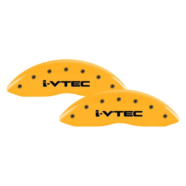 MGP® - Gloss Yellow Front Caliper Covers with i-Vtec Engraving (Full Kit, 4 pcs)