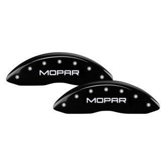 MGP® - Gloss Black Caliper Covers with Mopar Engraving (Full Kit, 4 pcs)