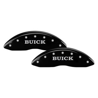 MGP® - Gloss Black Caliper Covers with Buick / Buick Shield Engraving (Full Kit, 4 pcs)