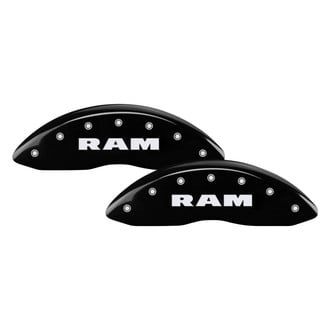MGP® - Gloss Black Caliper Covers with Ram Engraving (Full Kit, 4 pcs)