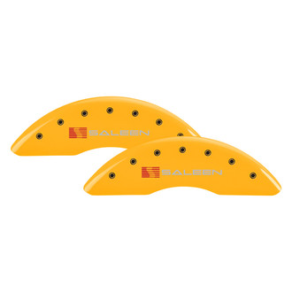 MGP® - Gloss Yellow Caliper Covers with Saleen Engraving (Full Kit, 4 pcs)