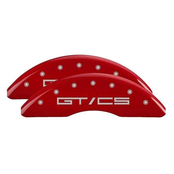 MGP® - Gloss Red Front Caliper Covers with GT/CS Engraving (Full Kit, 4 pcs)