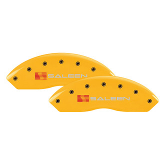 MGP® - Gloss Yellow Caliper Covers with Saleen Engraving (Full Kit, 4 pcs)