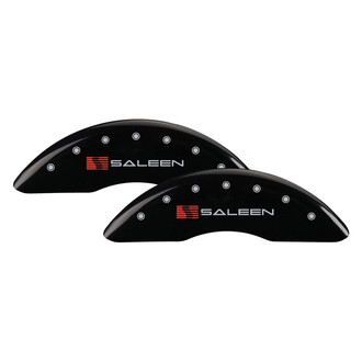 MGP® - Gloss Black Caliper Covers with Saleen Engraving (Full Kit, 4 pcs)