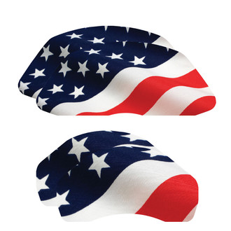 MGP® - Stars and Stripes Caliper Covers with Stars and Stripes Engraving (Full Kit, 4 pcs)