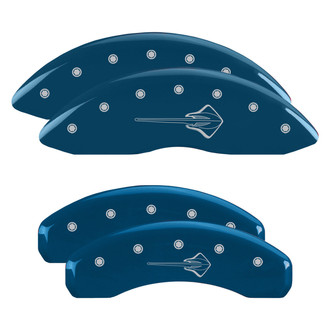 MGP® - Gloss Blue Caliper Covers with Stingray C7 Engraving (Full Kit, 4 pcs)